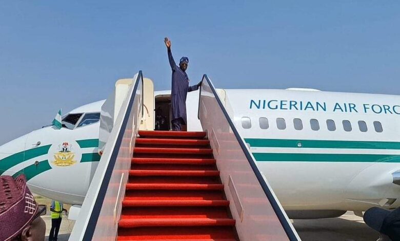 Tinubu travels to Lagos for Christmas