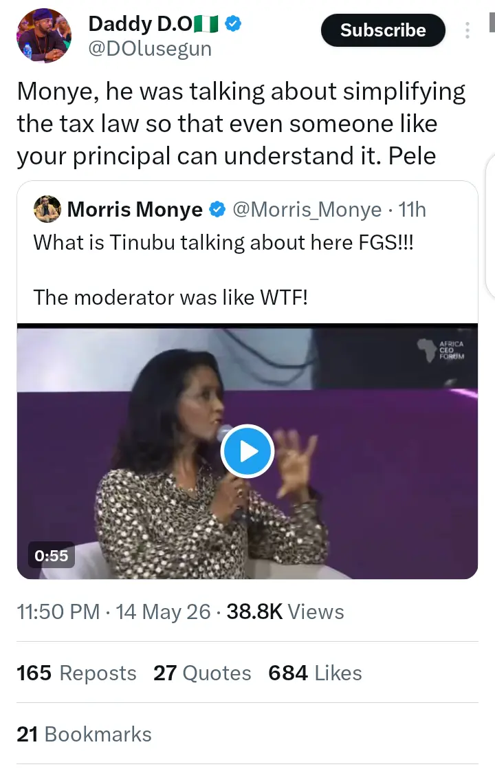 Tinubus Aide Reacts As X User Criticizes The Way Tinubu.webp