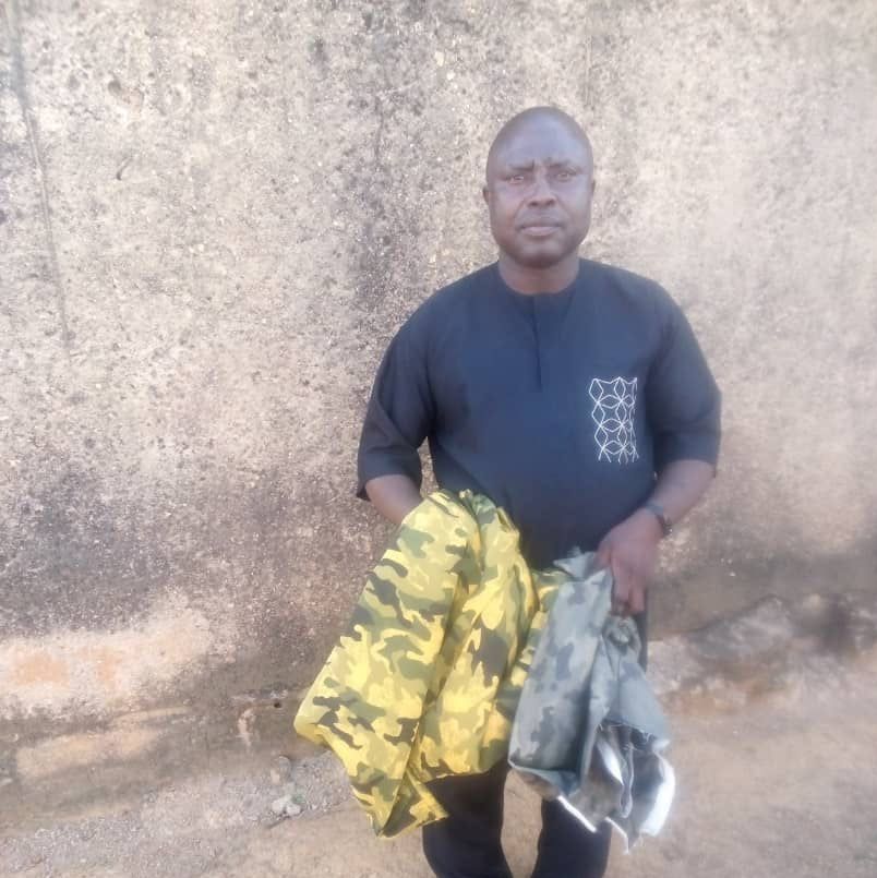 Troops arrest suspect over alleged sale of military camouflage in
