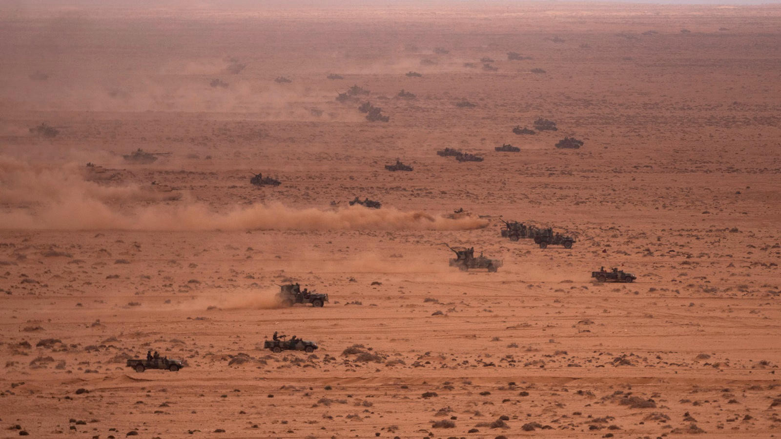 U.S and Moroccan military forces