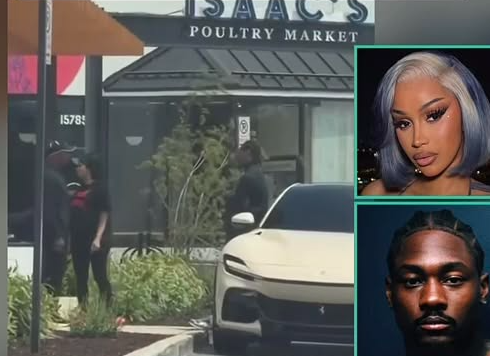 Video of Cardi B yelling at Stefon Diggs outside a