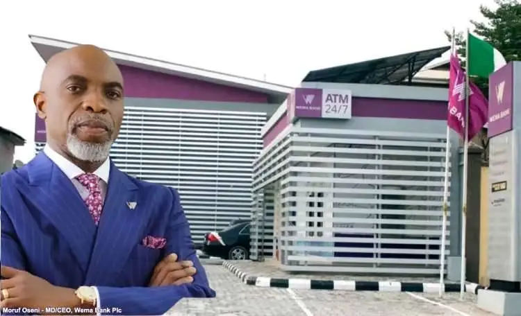 Wema Bank and CEO Moruf Oseni 1
