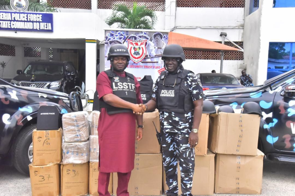 Lagos police command receives operational assets from state security trust fund